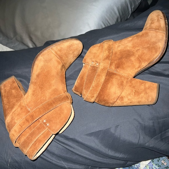 Women’s Rag & Bone suede booties sz 39 - Picture 2 of 6